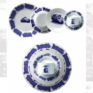 1SET Lovegrove & Repucci"New York Delft" tableware